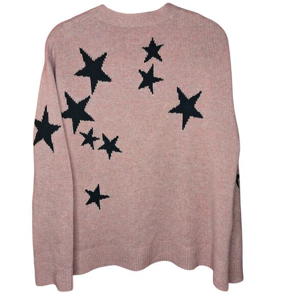 Zadig & Voltaire Mirka Stars Cashmere Cardigan Sweater Top Oversized XS 2023 - Picture 5 of 11